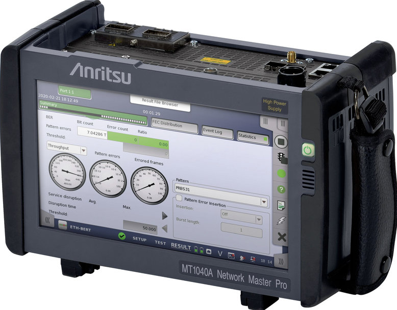 Anritsu Enhances Network Master™ Pro MT1040A to Provide Support of OpenZR+